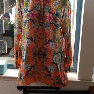 Beautiful Johnny Was Silk Blouse